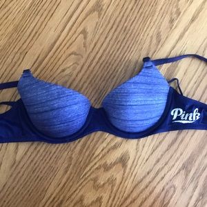 Size 32A Blue & Navy 'Pink' Bra